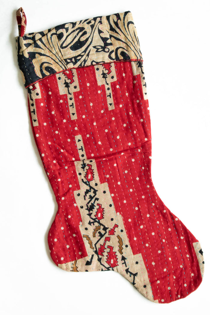 dignify Kantha Christmas Stocking