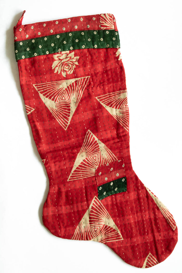 dignify Kantha Christmas Stocking