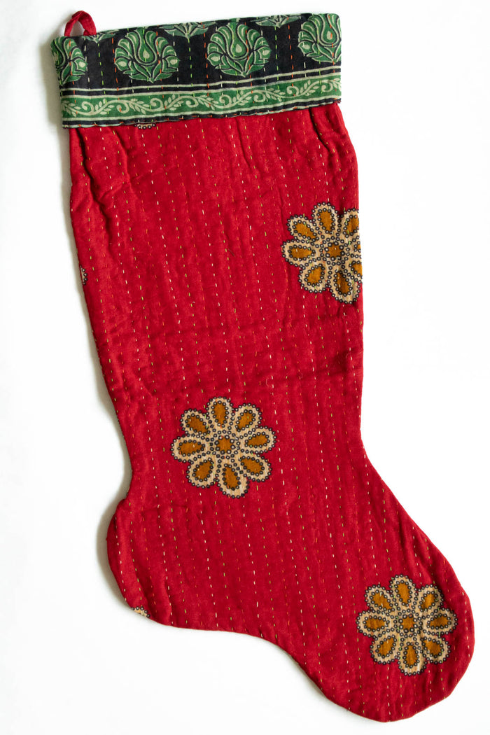 dignify Kantha Christmas Stocking