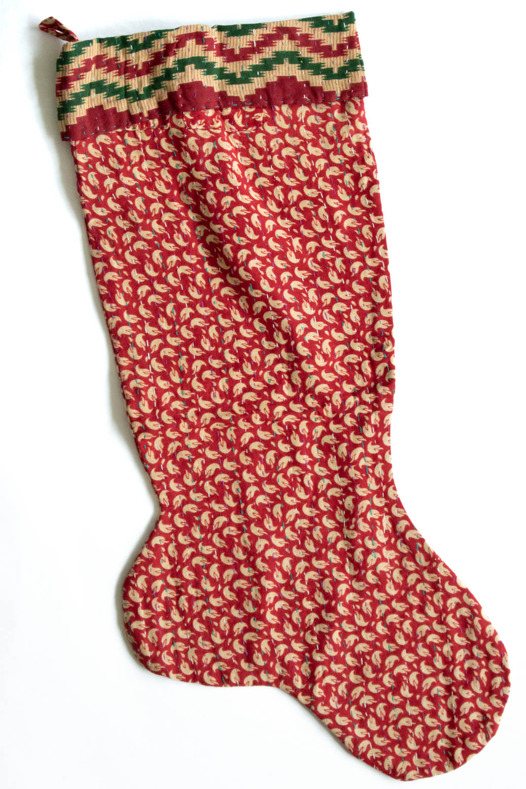 dignify Kantha Christmas Stocking