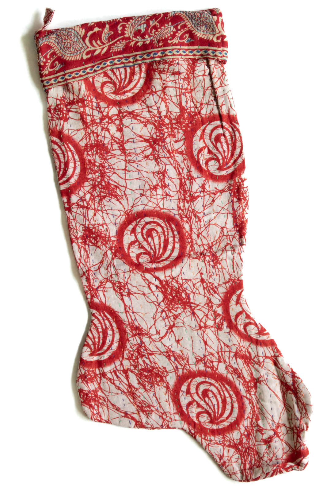 Kantha Holiday Stocking I8