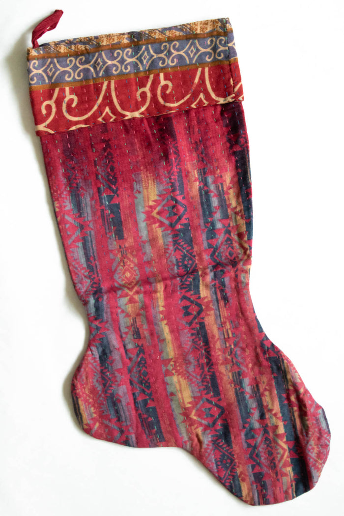 dignify Kantha Christmas Stocking