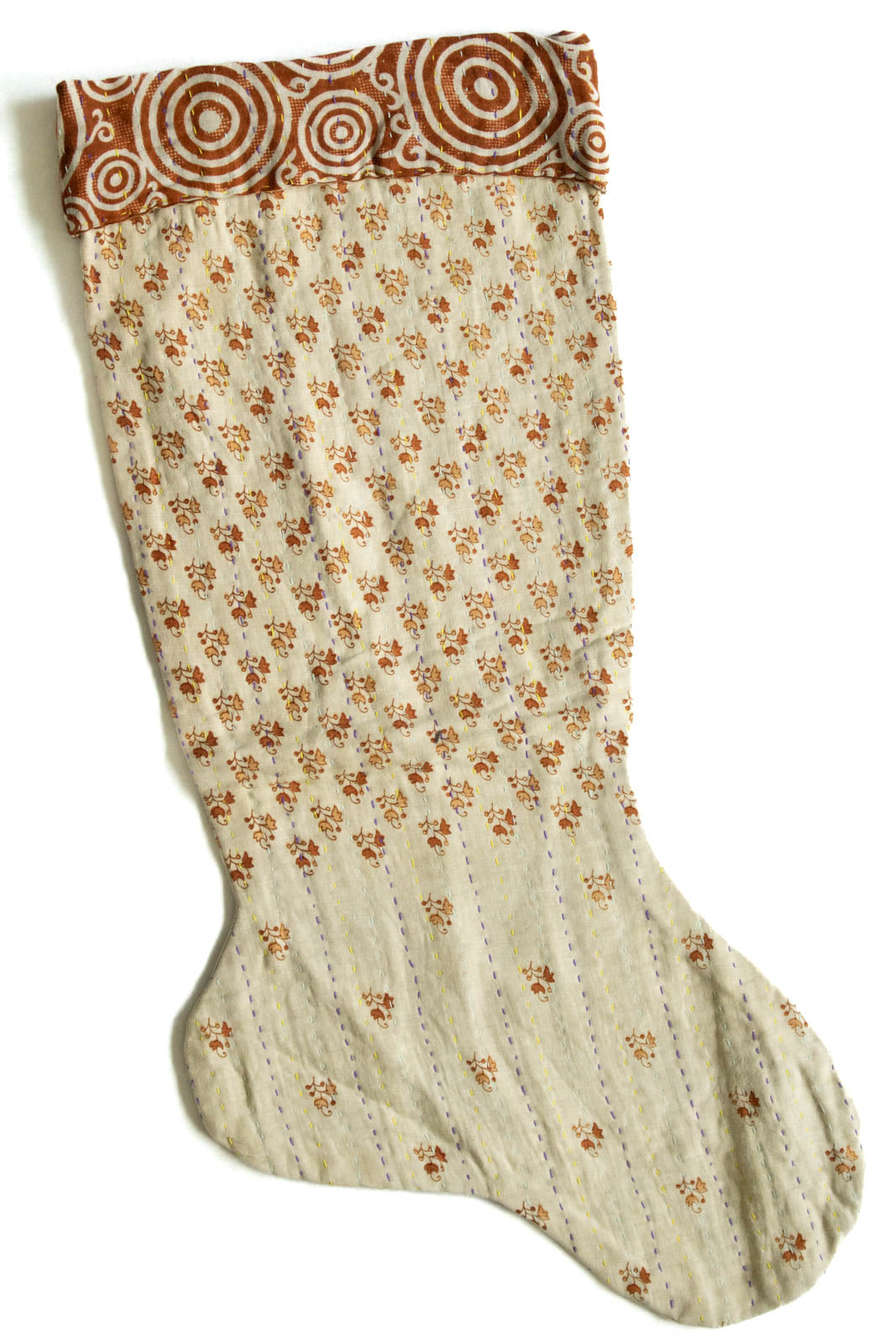 Kantha Holiday Stocking L1