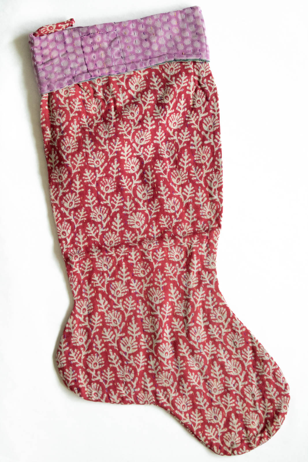 dignify Kantha Christmas Stocking