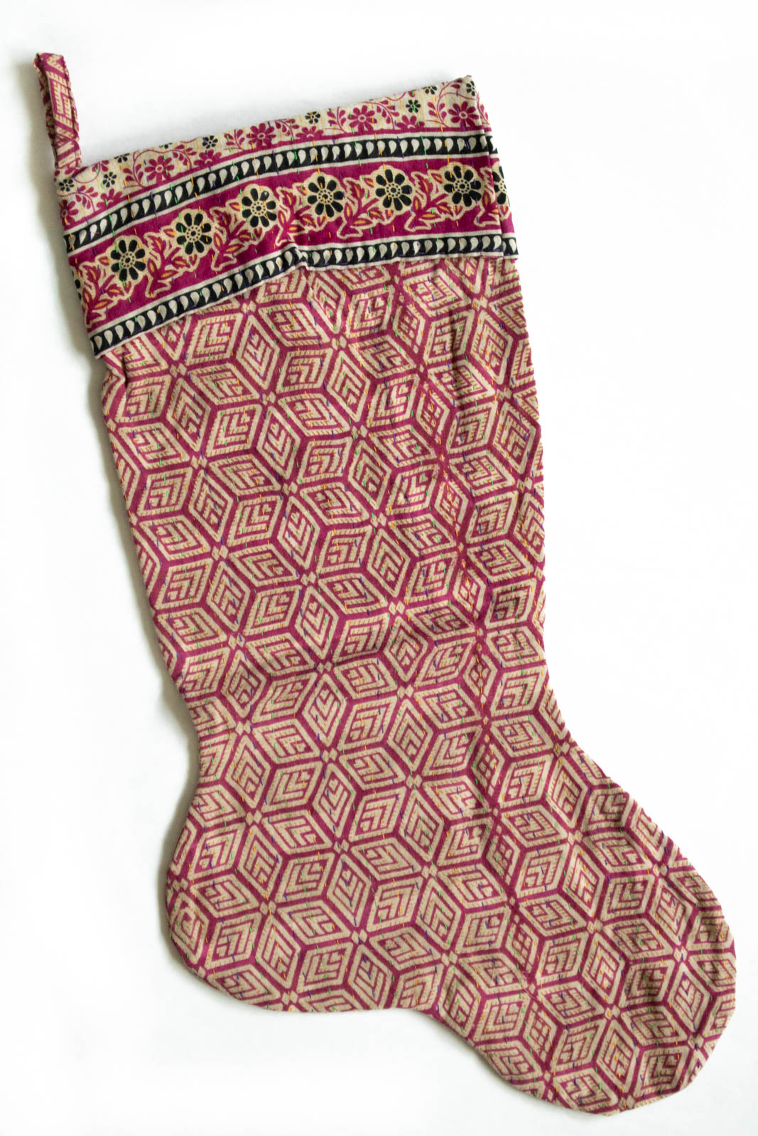 dignify Kantha Christmas Stocking