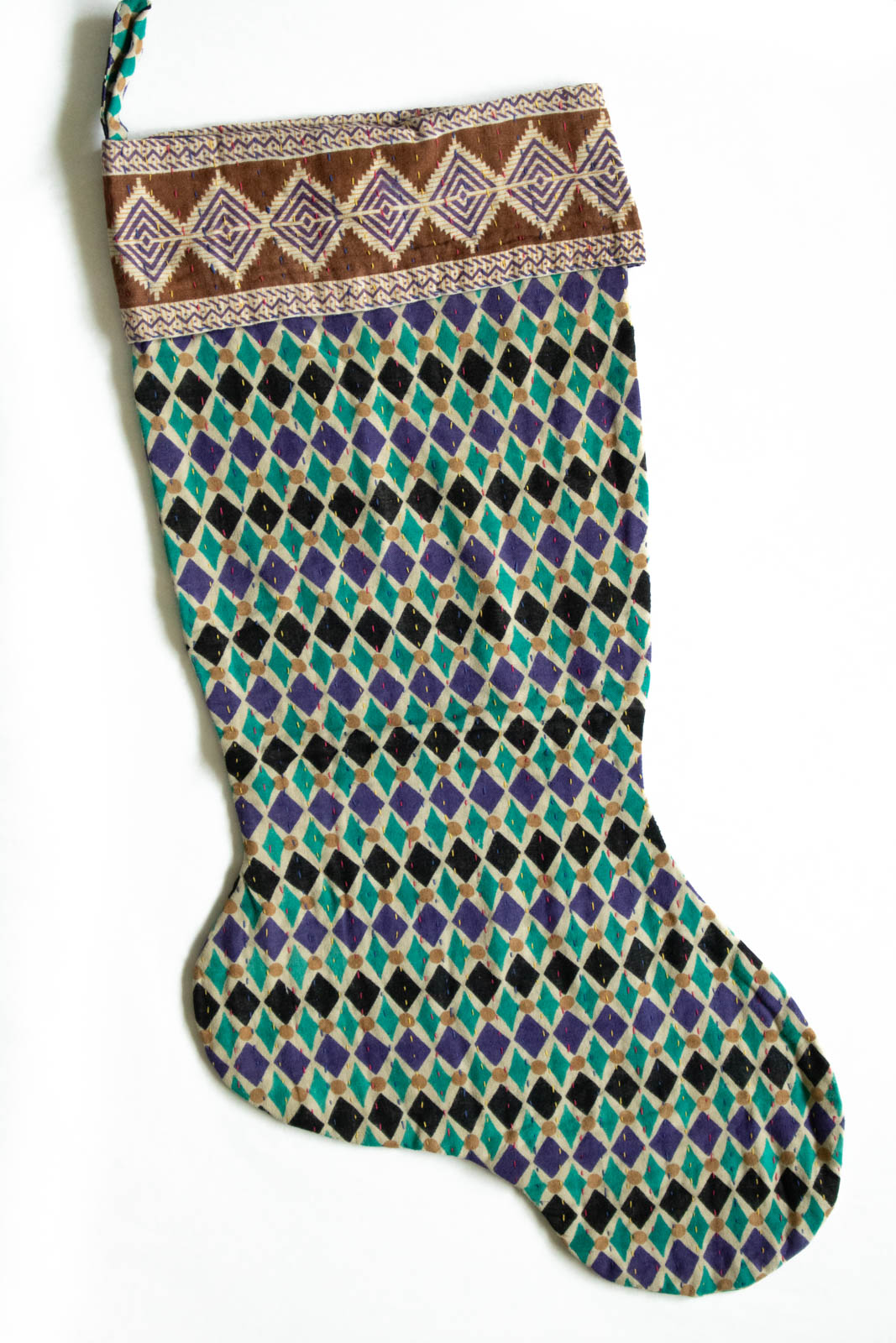 dignify Kantha Christmas Stocking