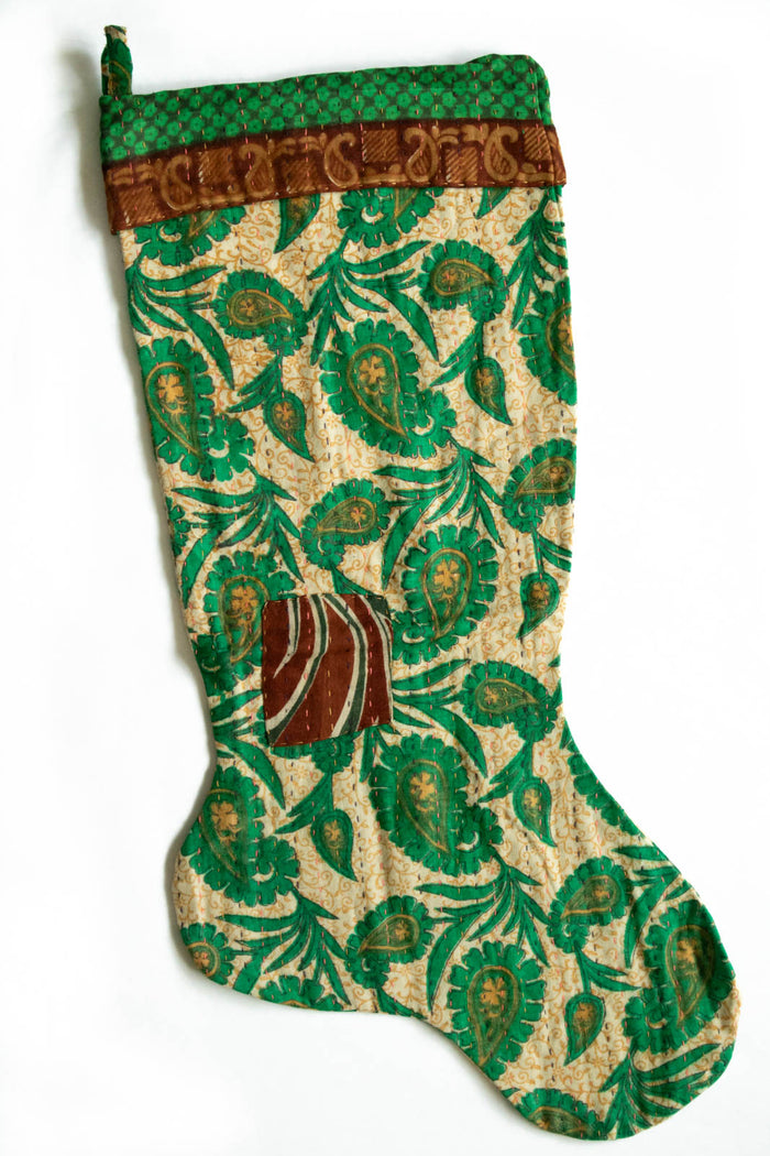 dignify Kantha Christmas Stocking