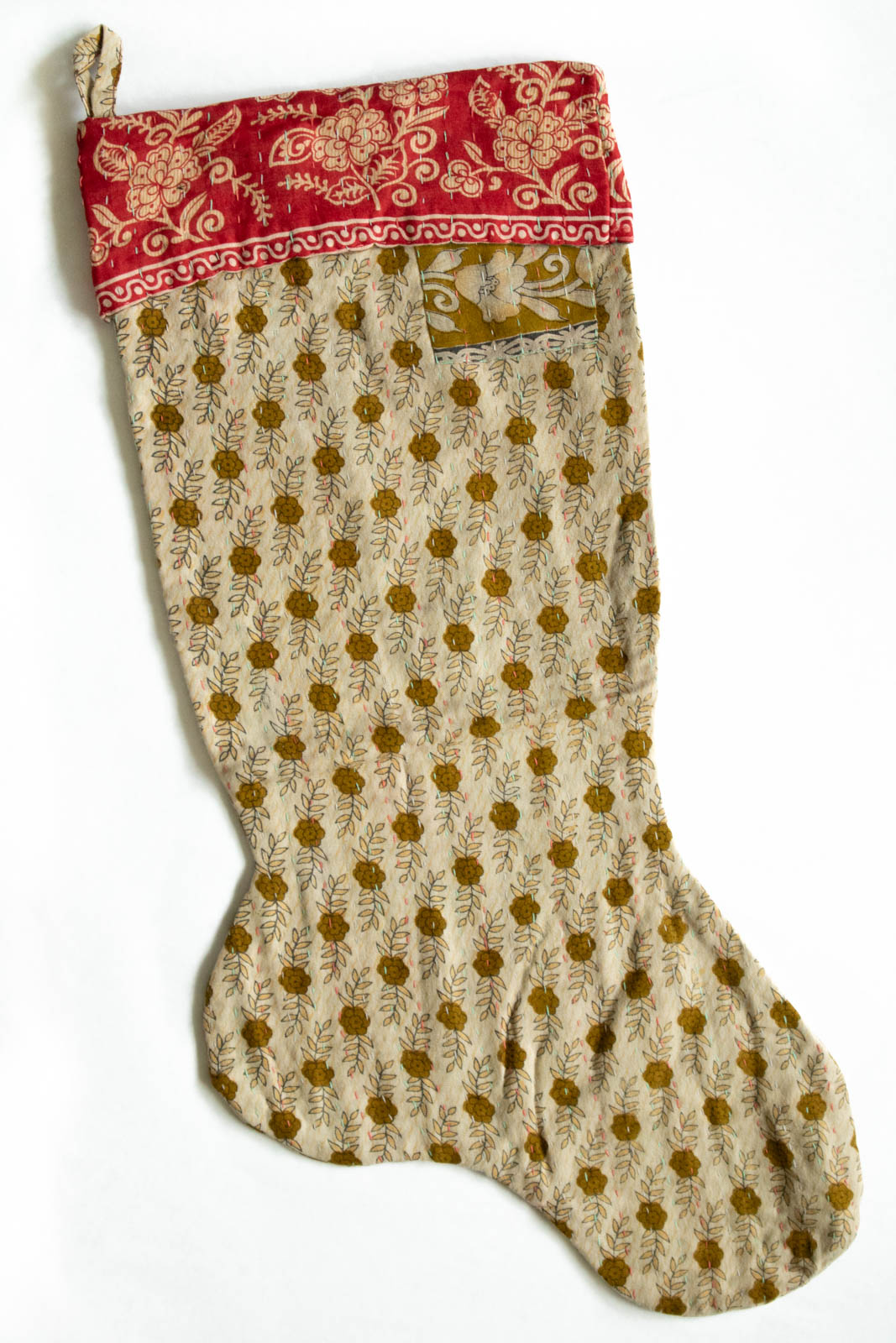 dignify Kantha Christmas Stocking