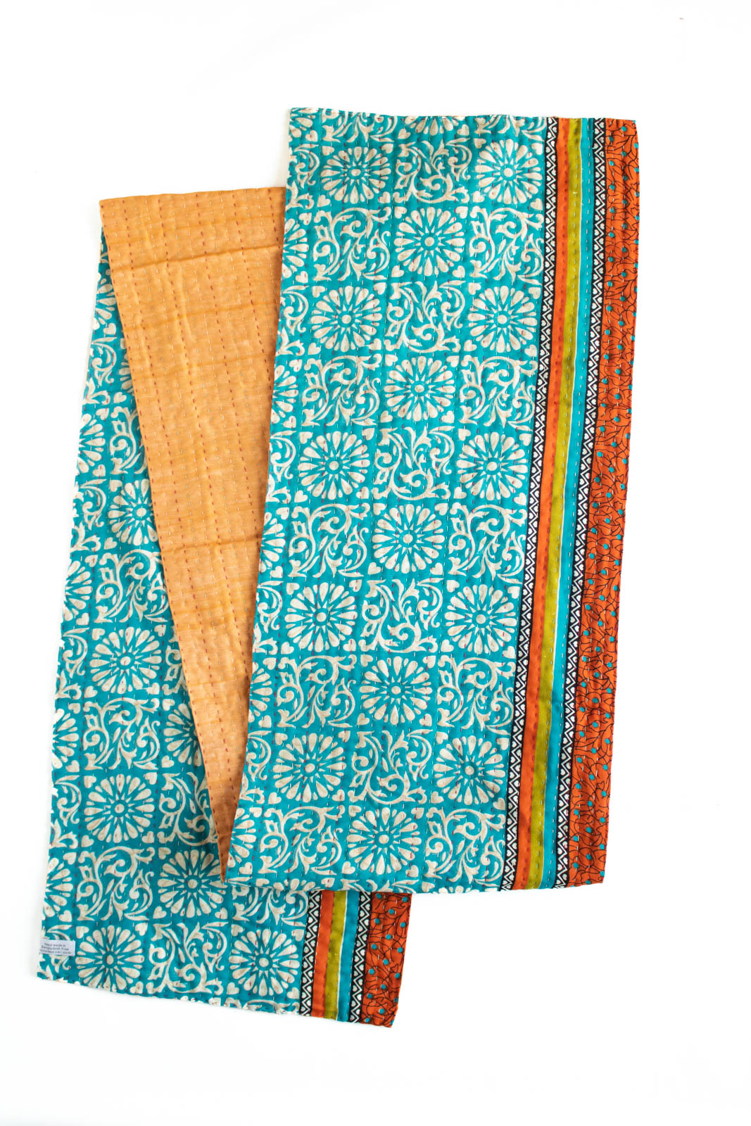 Kantha Table Runner Silk Blend K2