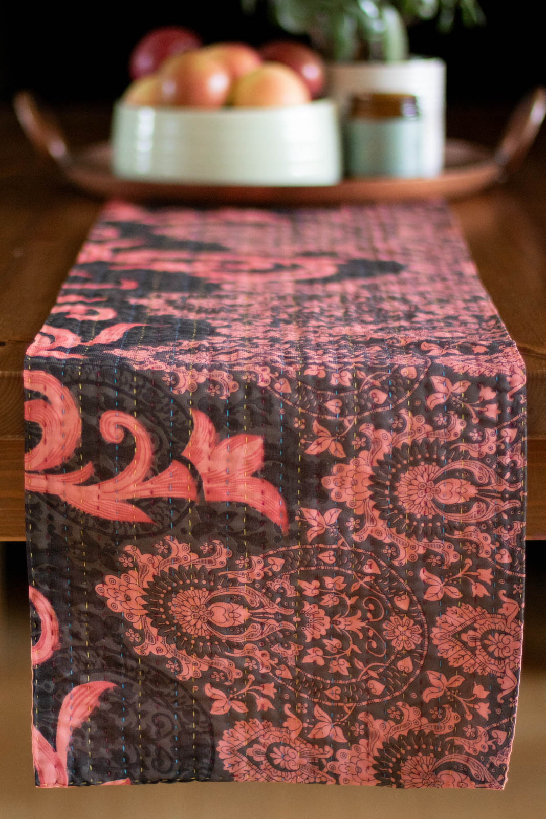 Kantha Table Runner Silk Blend K3