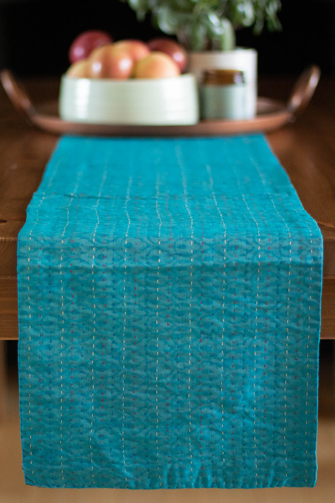 Kantha Table Runner Silk Blend K4