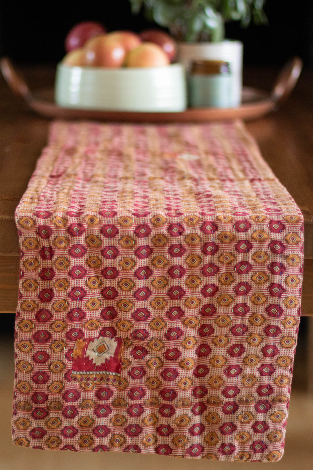 Kantha Table Runner Cotton A6