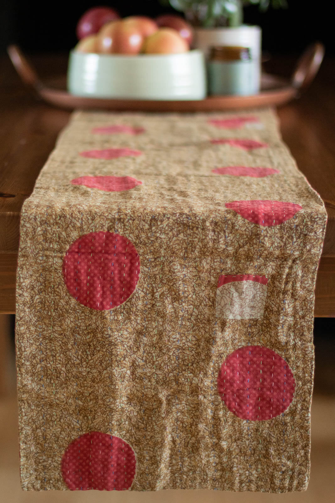 Kantha Table Runner Cotton A6