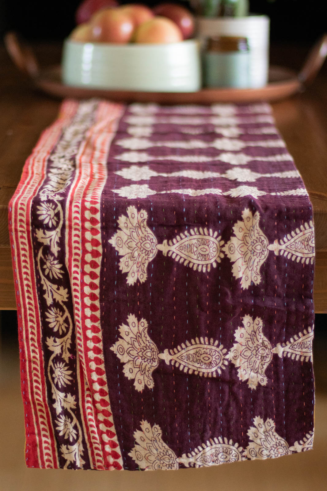 Kantha Table Runner Cotton B6