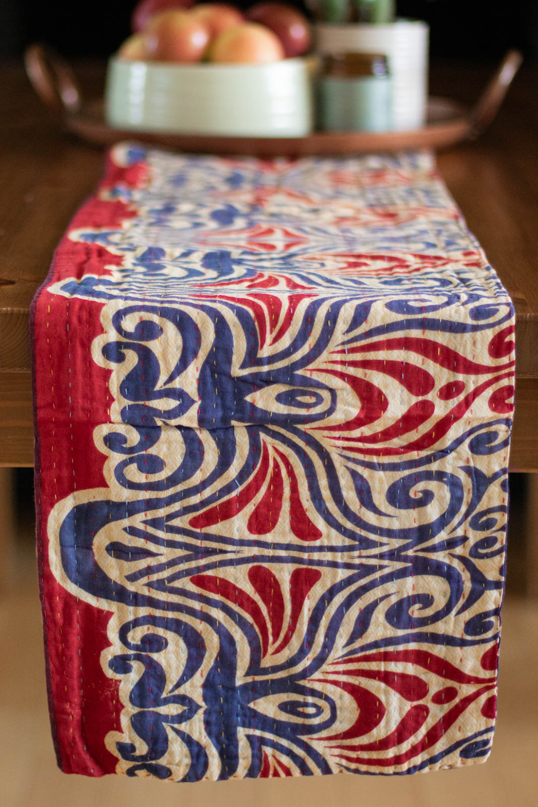 Kantha Table Runner Cotton H2