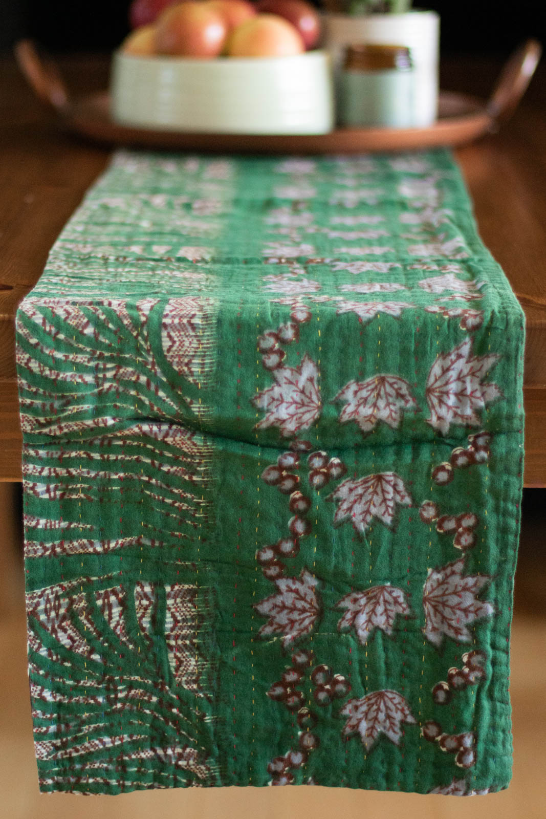 Kantha Table Runner Cotton I1