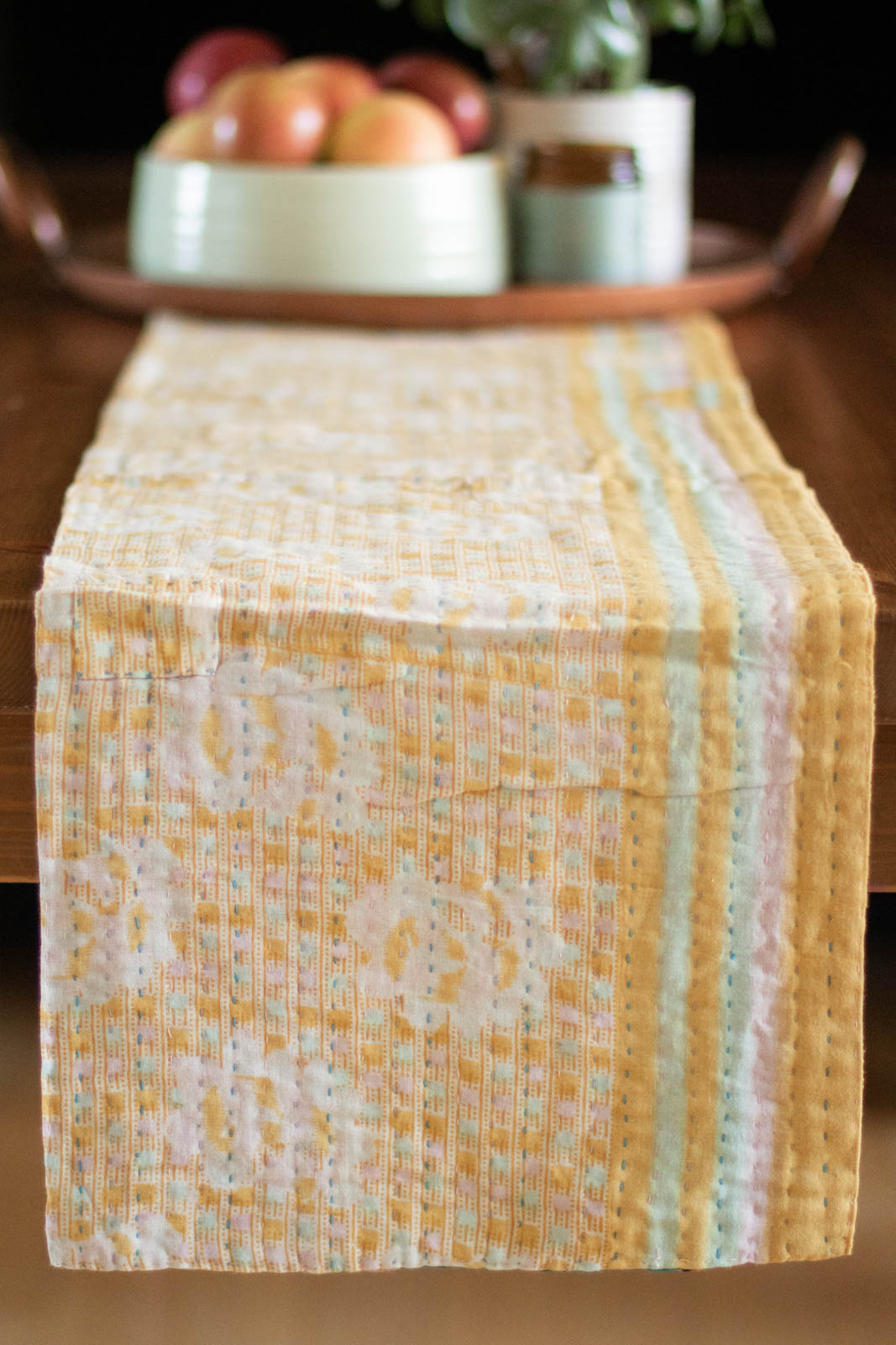 Kantha Table Runner Cotton I2