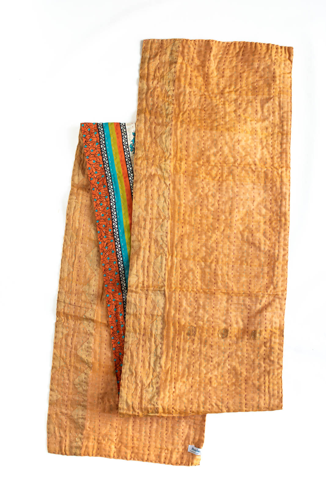 Kantha Table Runner Silk Blend E4