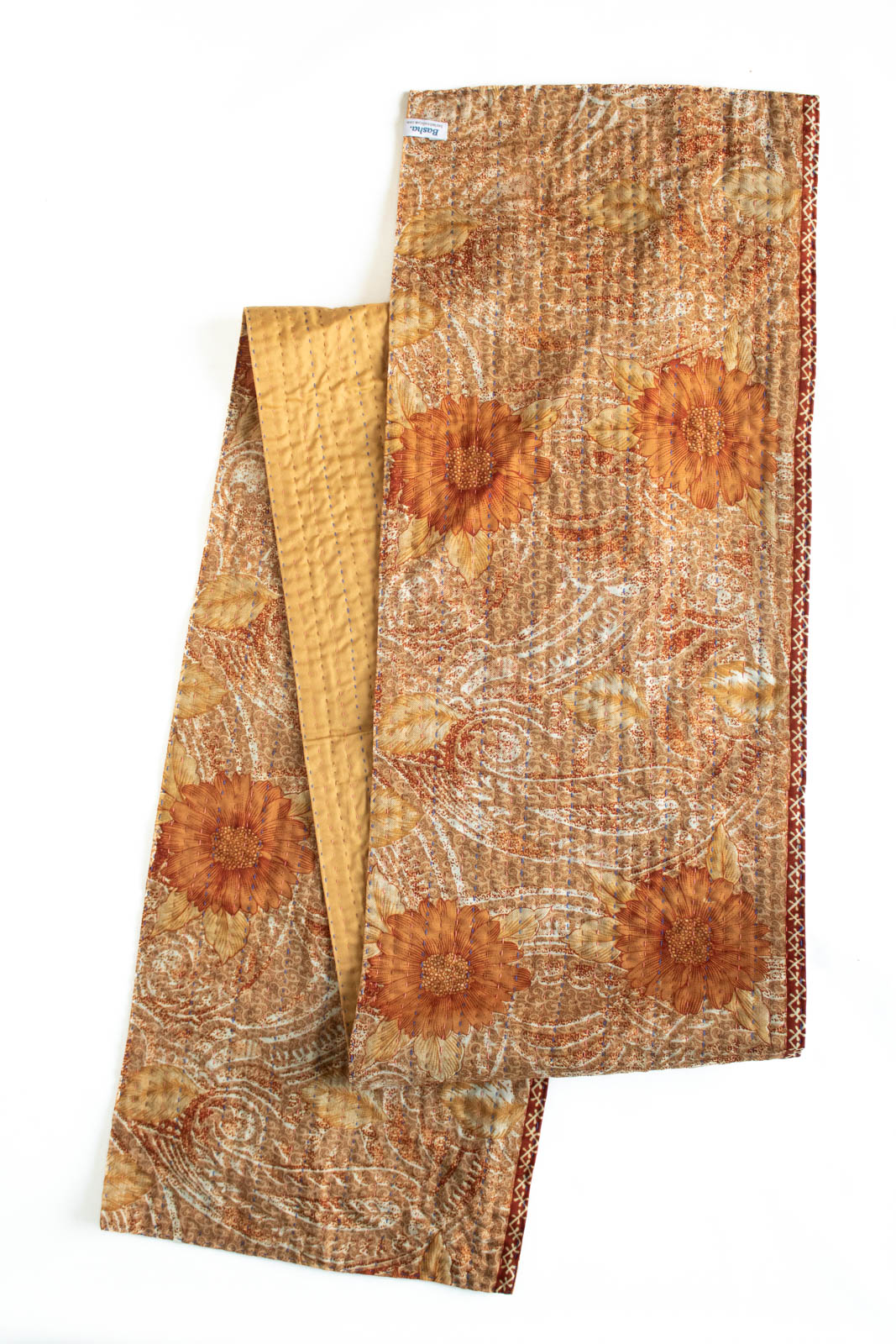 Kantha Table Runner Silk Blend I5