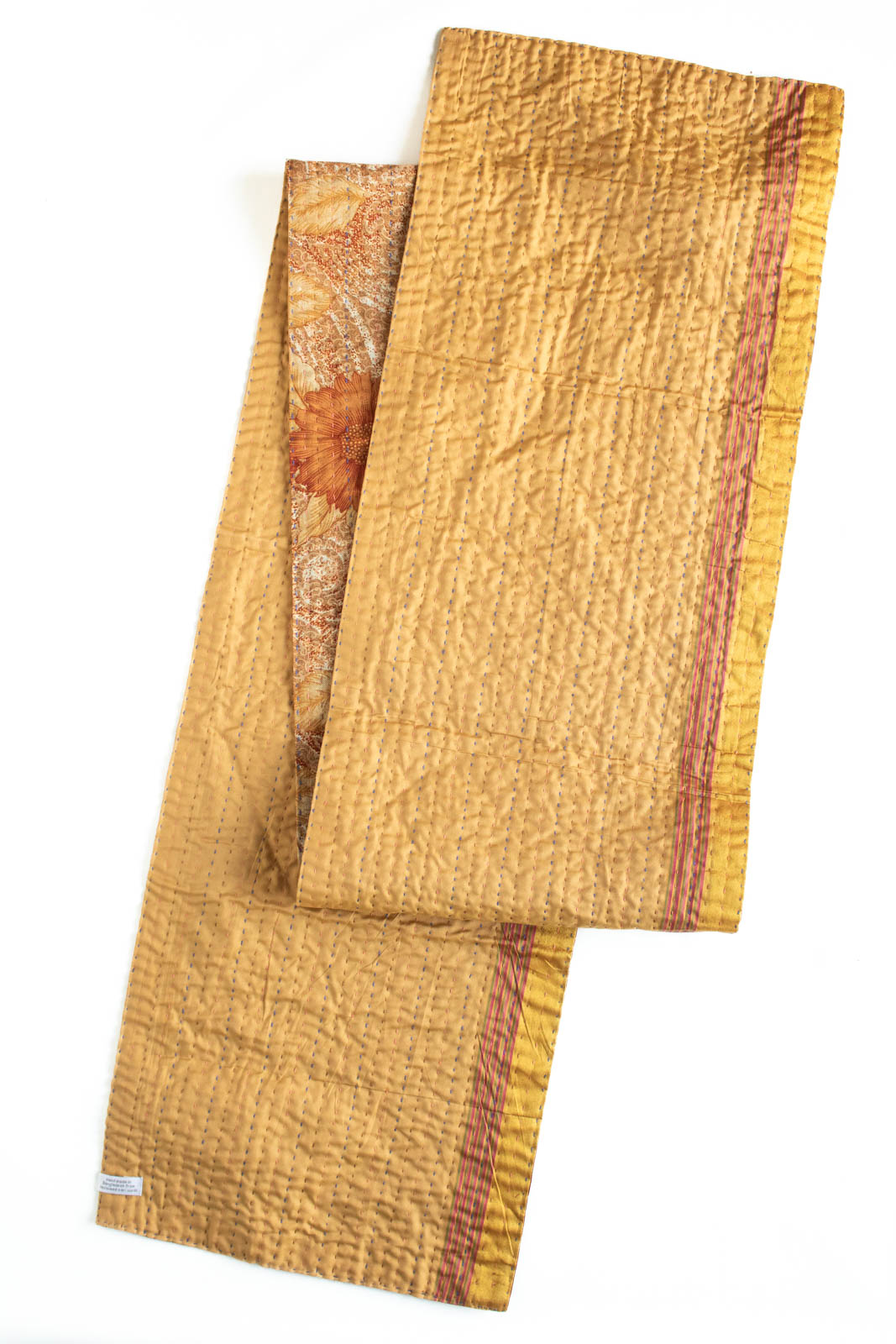 Kantha Table Runner Silk Blend I5