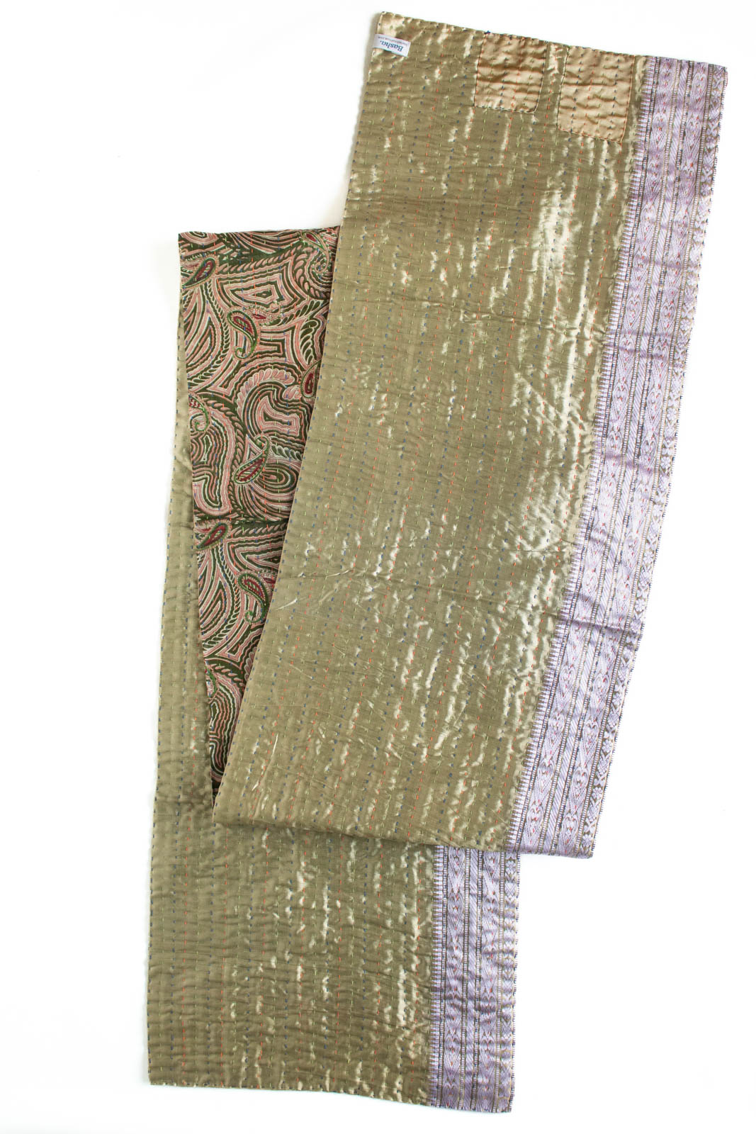 Kantha Table Runner Silk Blend J3