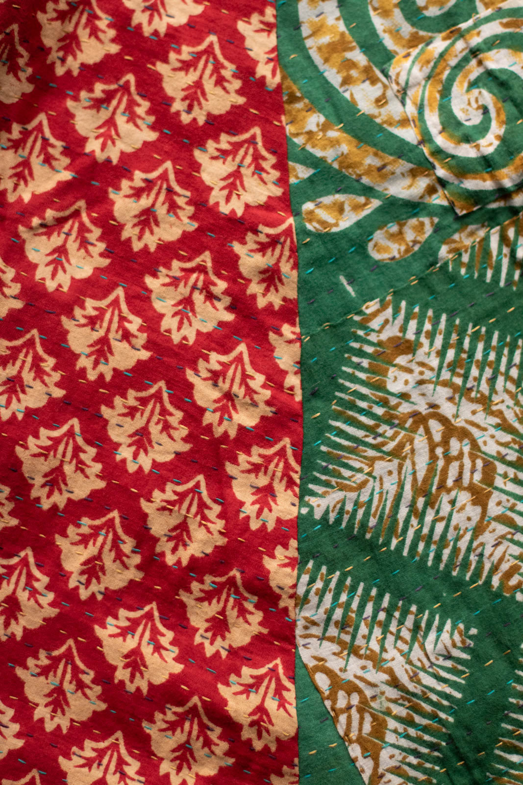 Kantha Christmas Tree Skirt No. 6