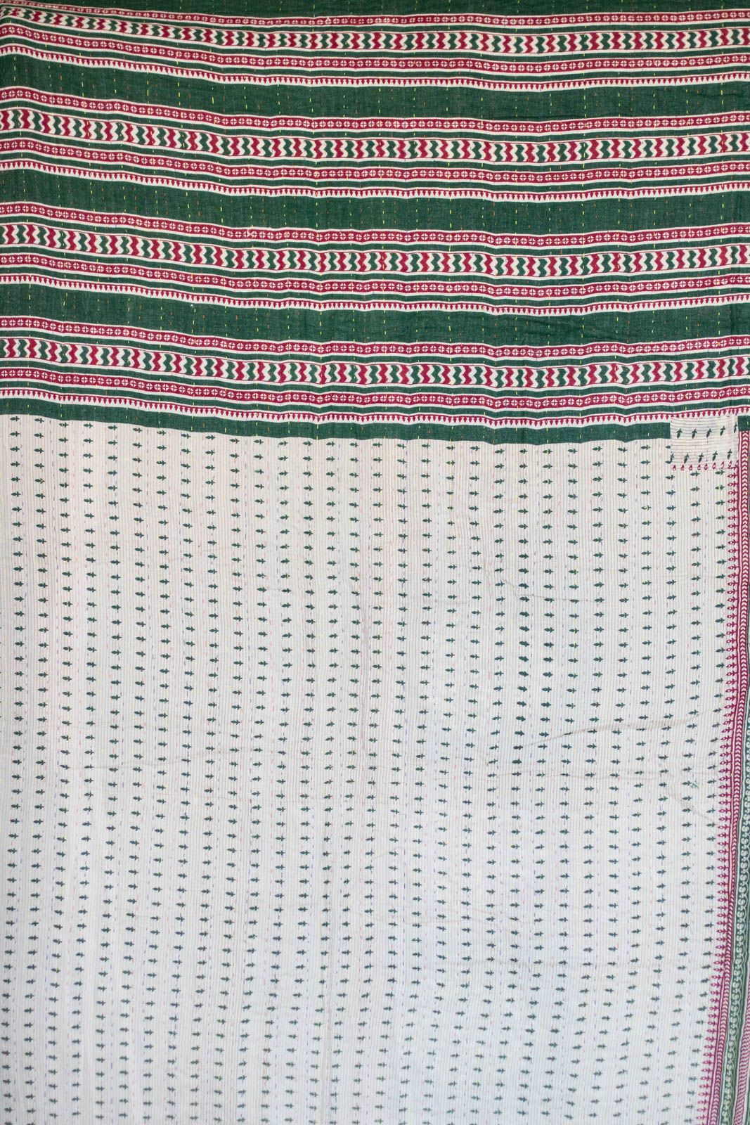 Cozy No. 9 Kantha Large Holiday Throw