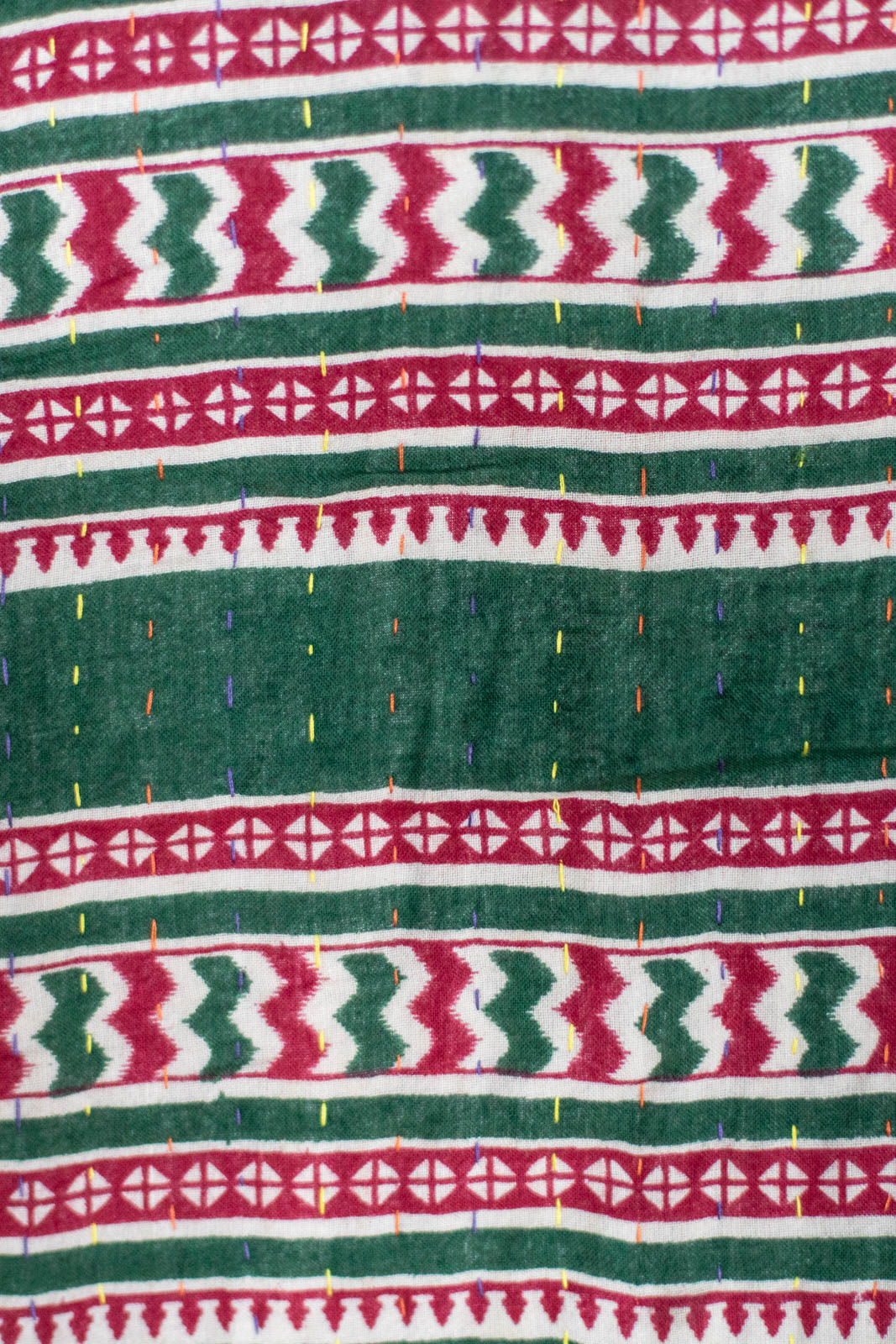 Cozy No. 9 Kantha Large Holiday Throw