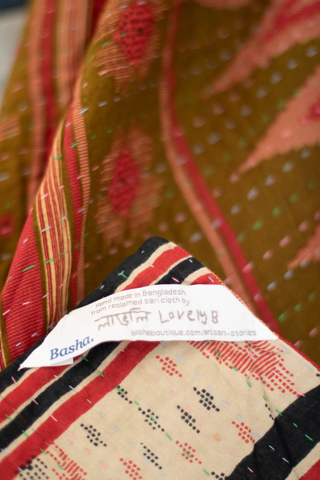 Renew No. 8 Large Kantha Throw