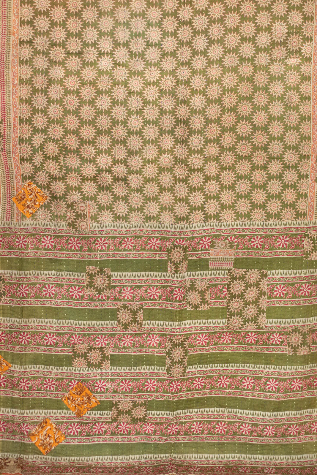 Harmony No. 4 Large Kantha Throw