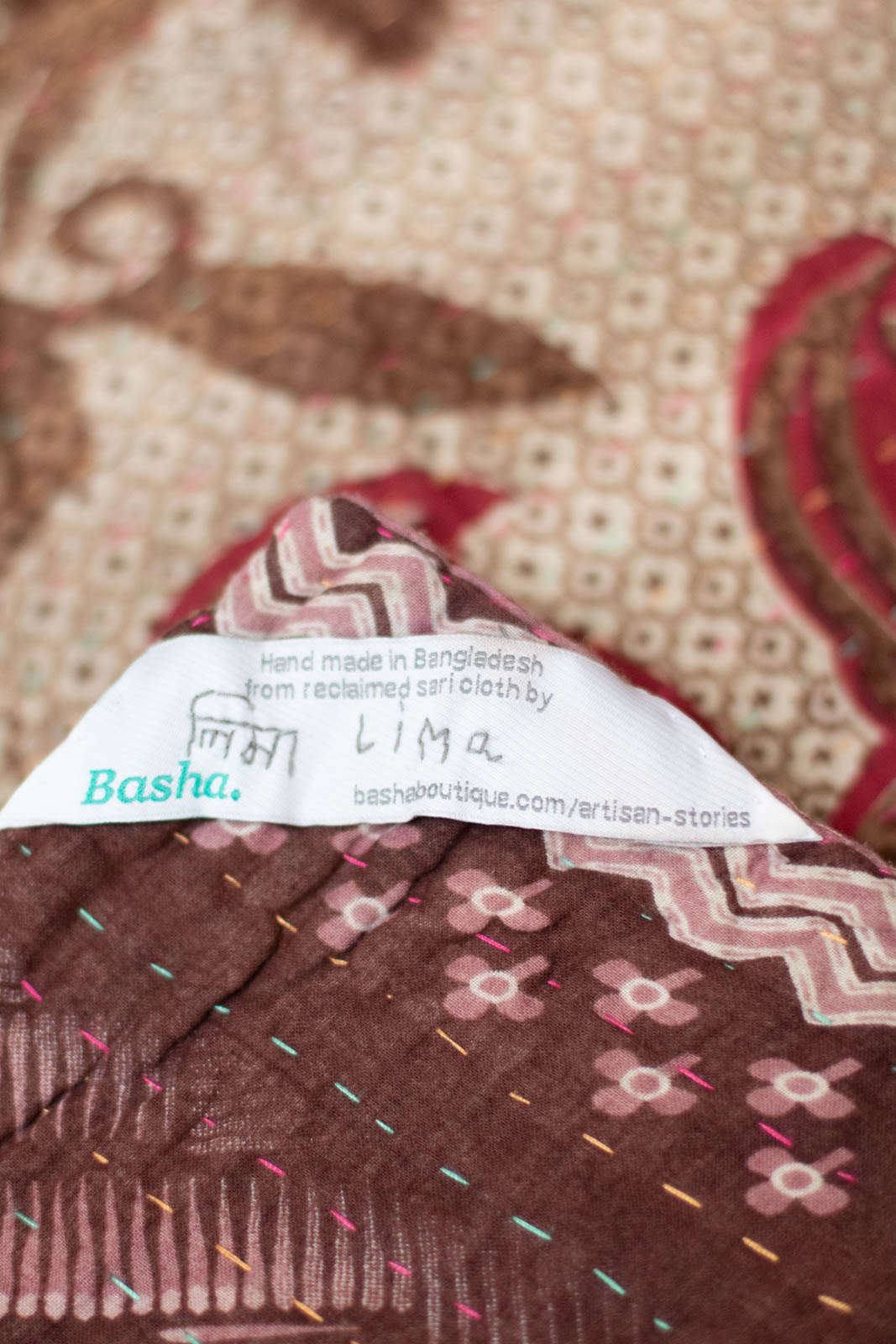 New No. 2 Large Kantha Throw