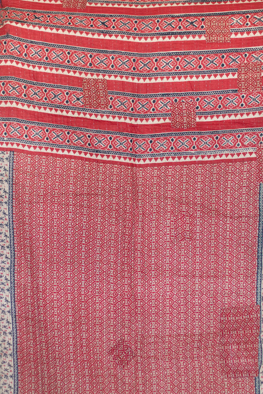 Friendship No. 4 Large Kantha Throw