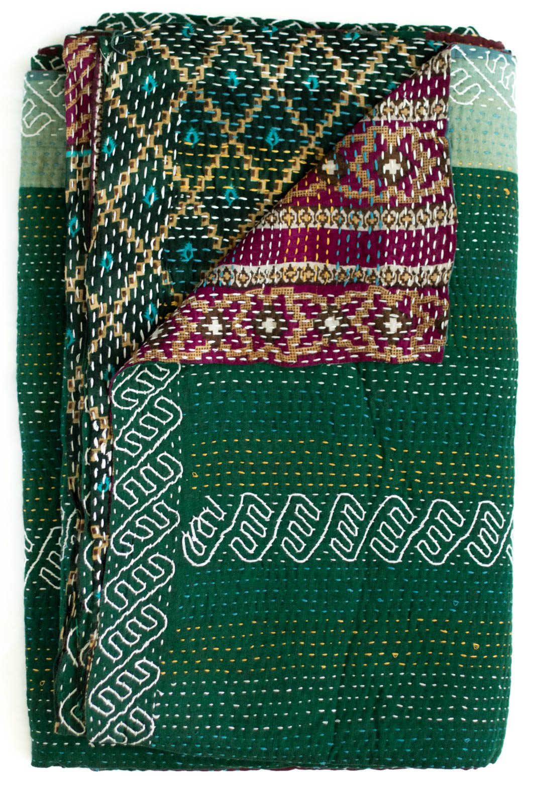 Masterpiece No. 108 Kantha Quilt