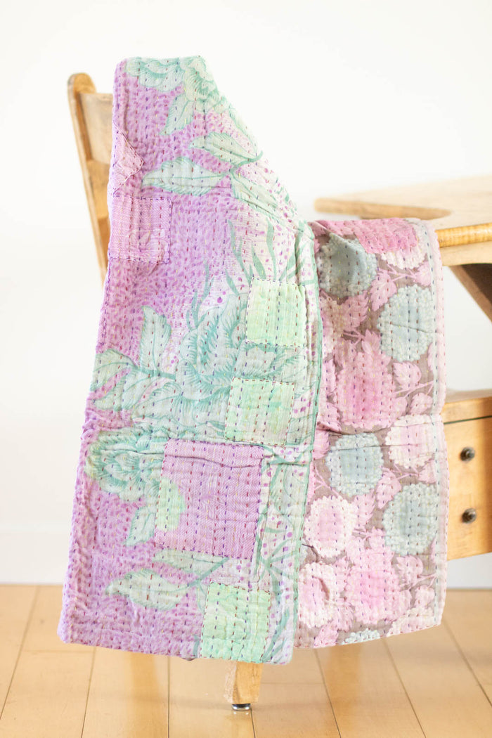 dignify Kantha Baby Blanket Quilt