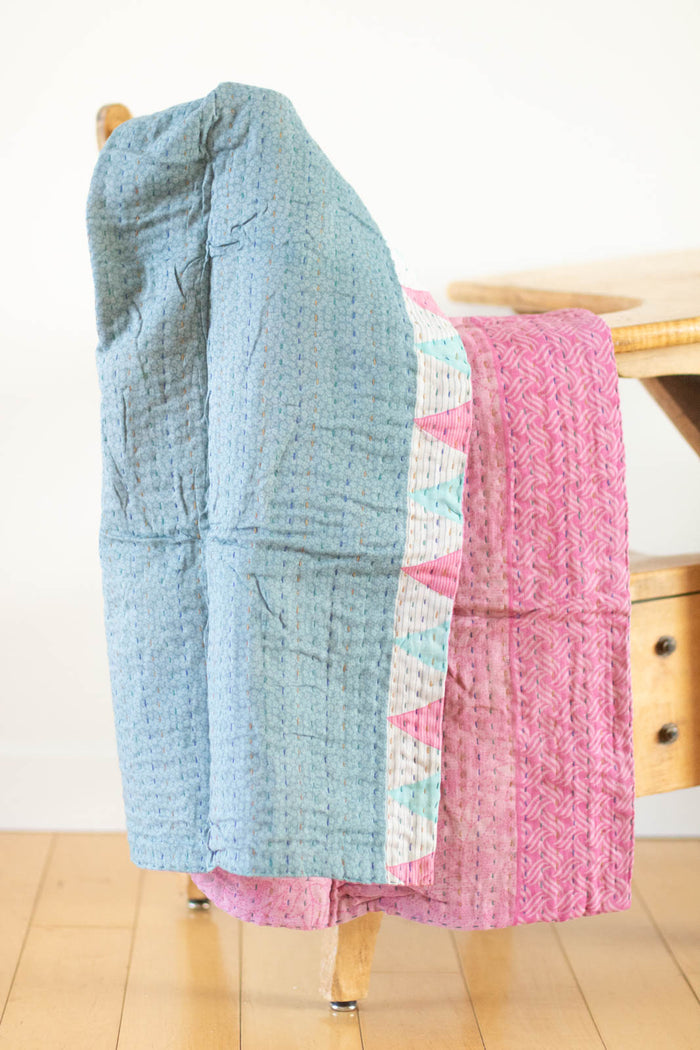 dignify Kantha Baby Blanket Quilt