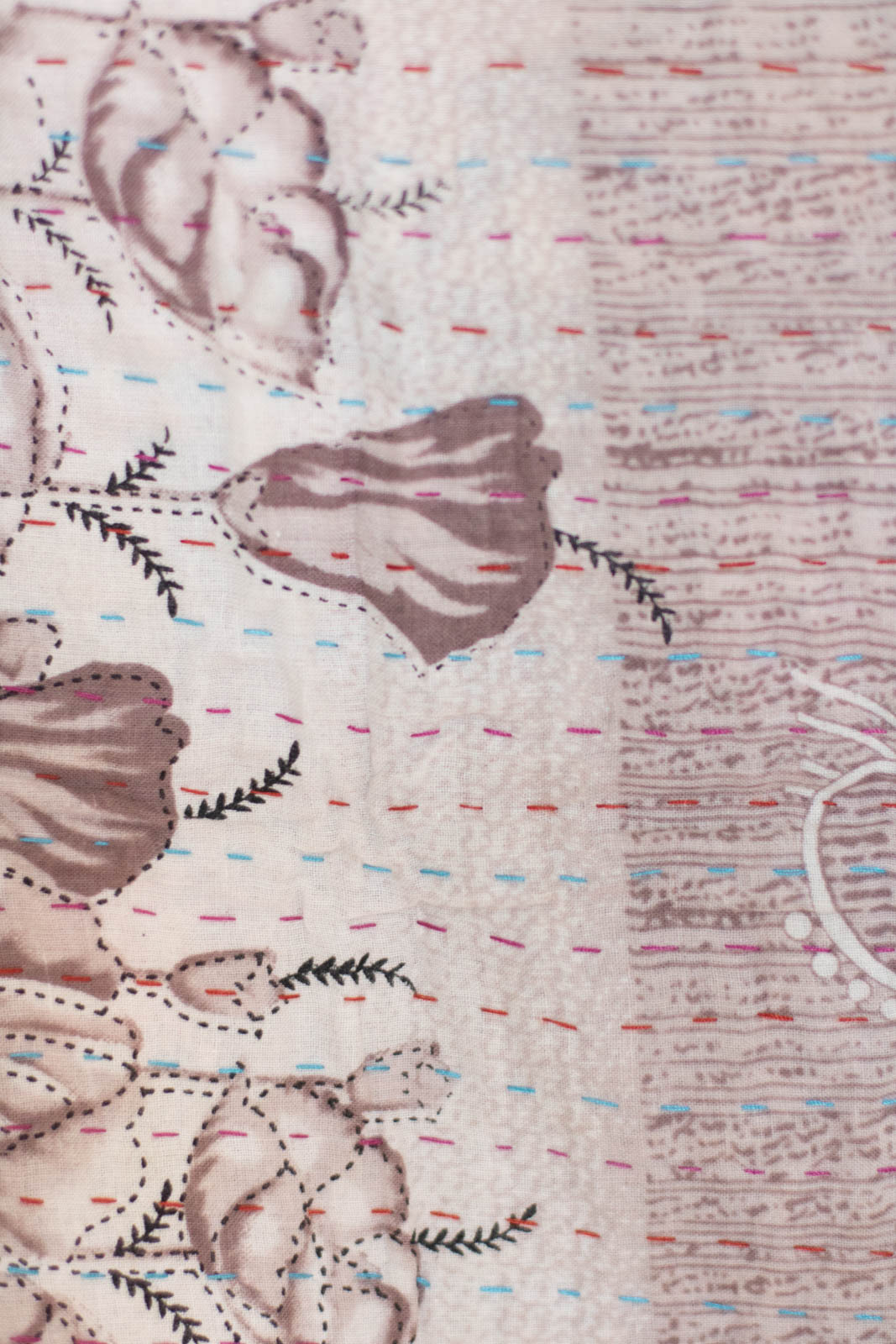 Heart No. 3 Kantha Baby Blanket