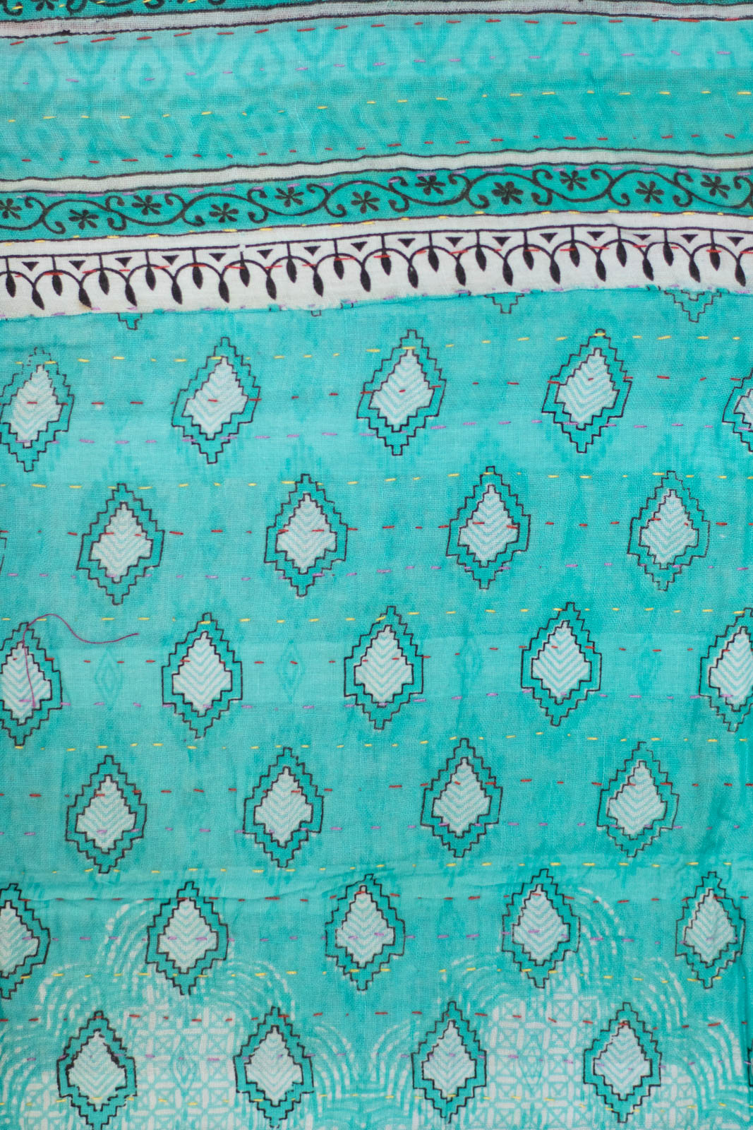 Heart No. 4 Kantha Baby Blanket