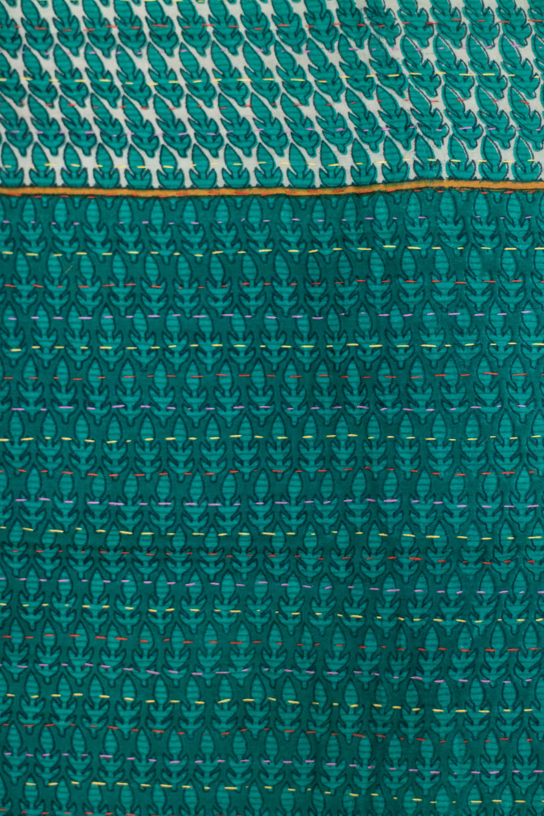 Heart No. 4 Kantha Baby Blanket