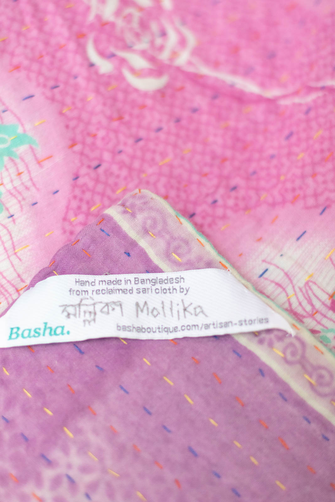 Sugar No. 6 Kantha Baby Blanket