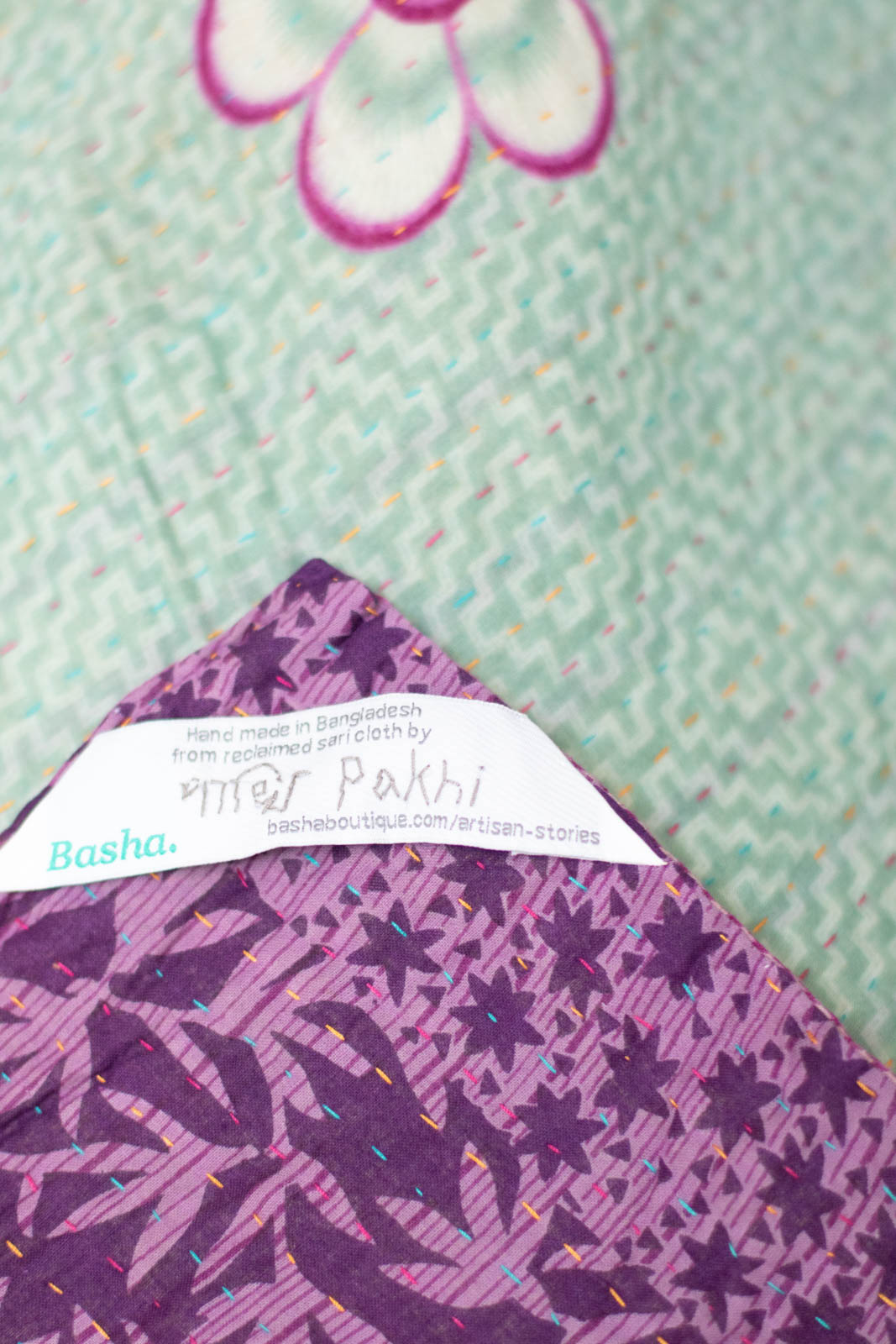 Sugar No. 9 Kantha Baby Blanket