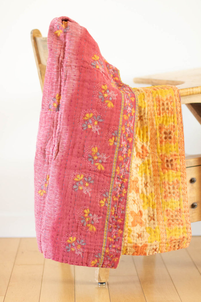 dignify Kantha Baby Blanket Quilt