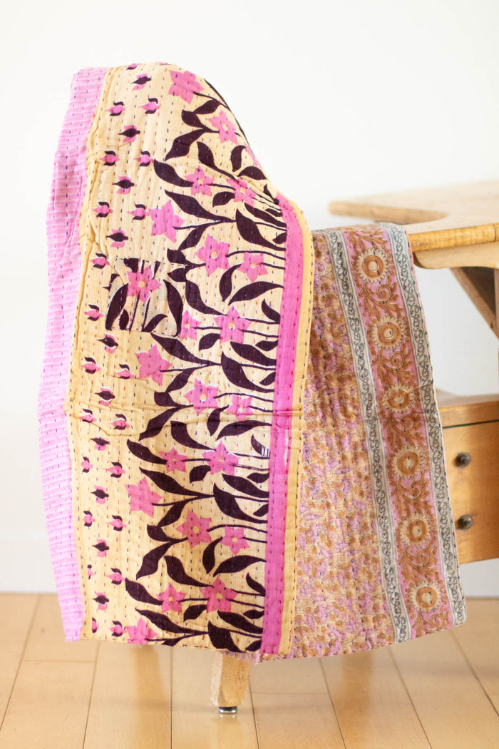 dignify Kantha Baby Blanket Quilt