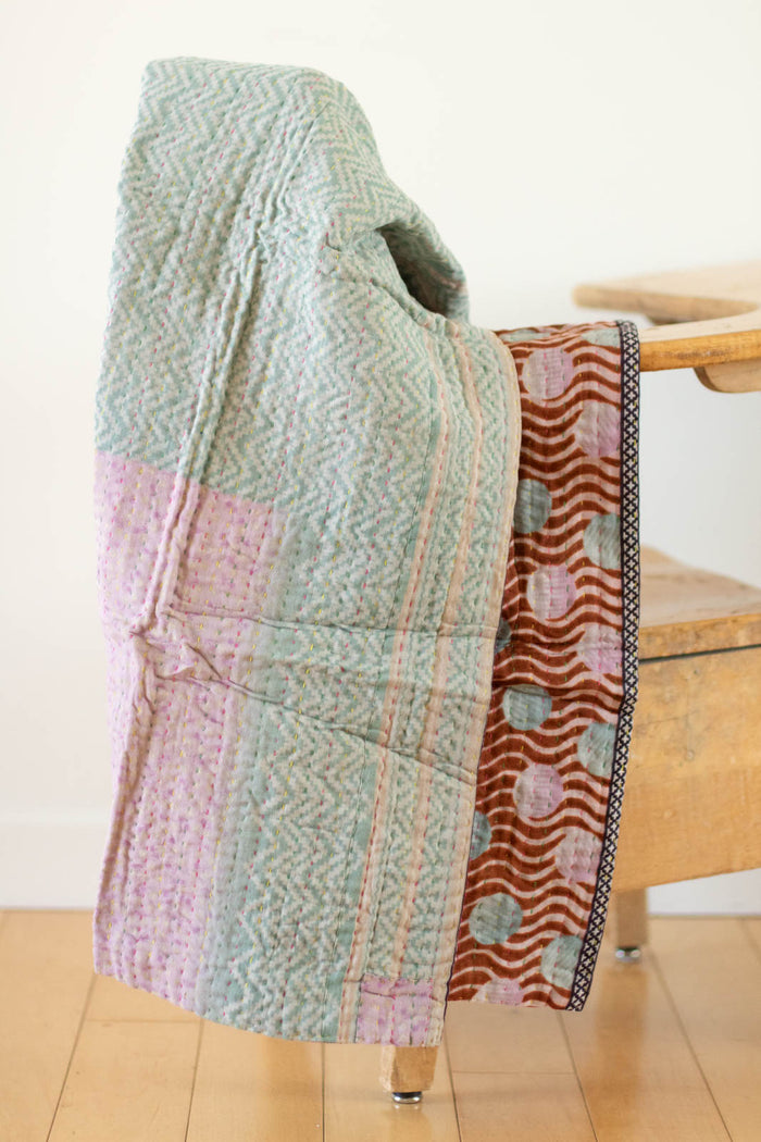 dignify Kantha Baby Blanket Quilt