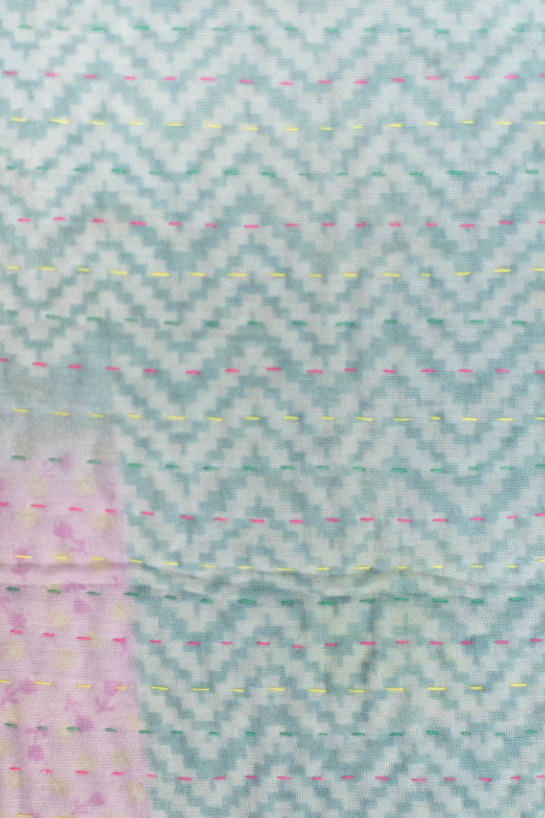 Charm No. 6 Kantha Baby Blanket