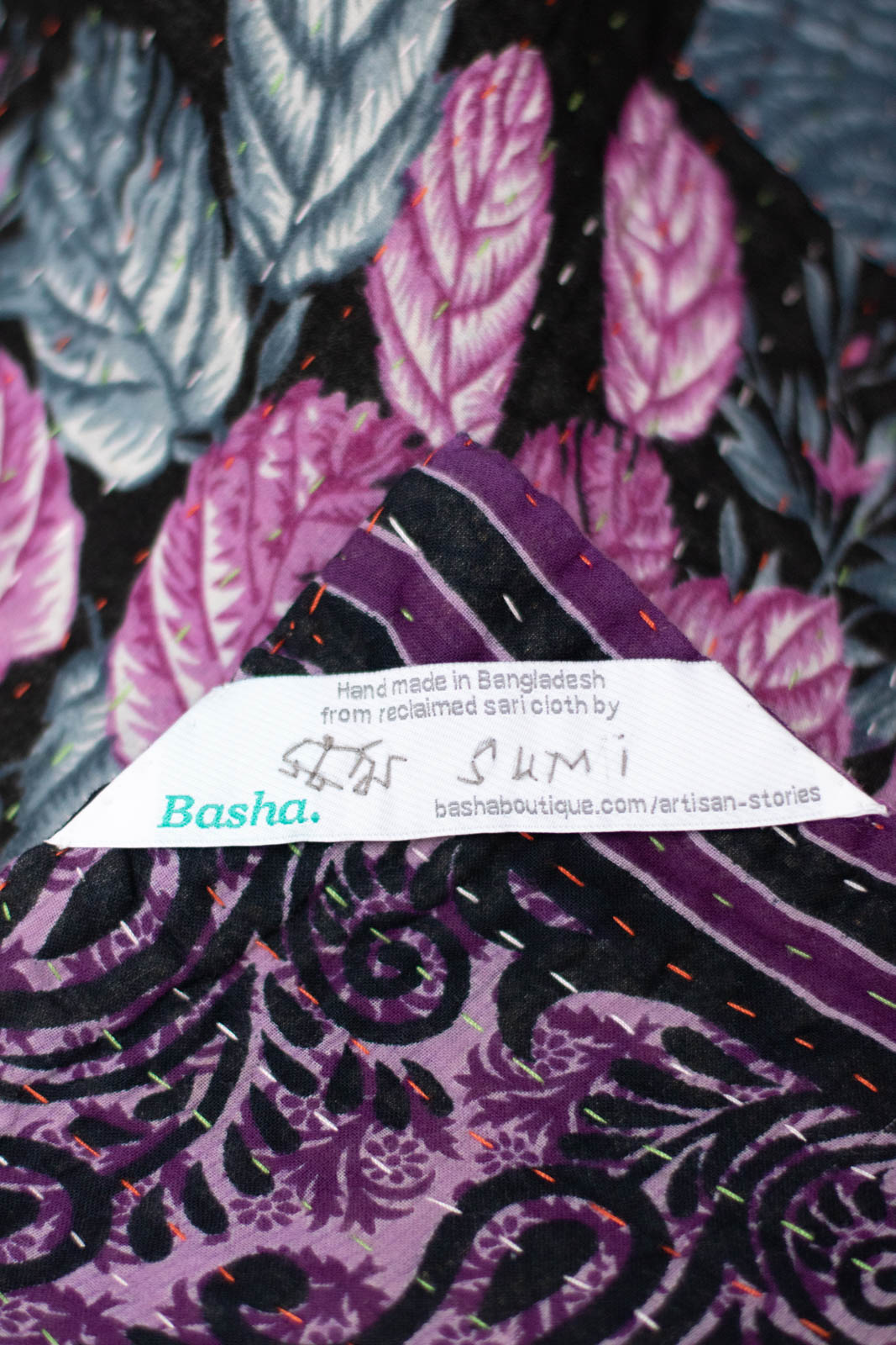 Adore No. 7 Kantha Baby Blanket