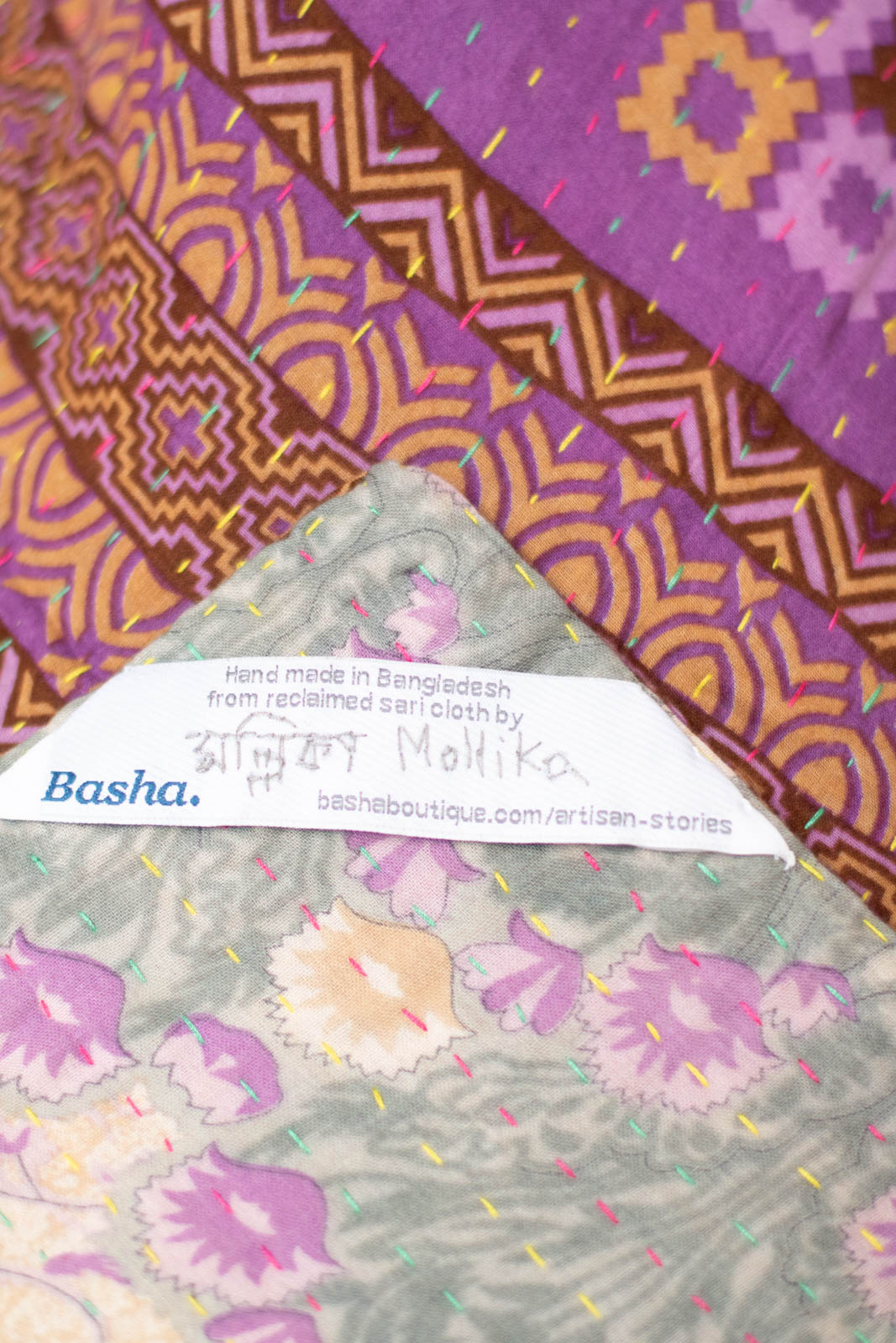 Beloved No. 2 Kantha Baby Blanket