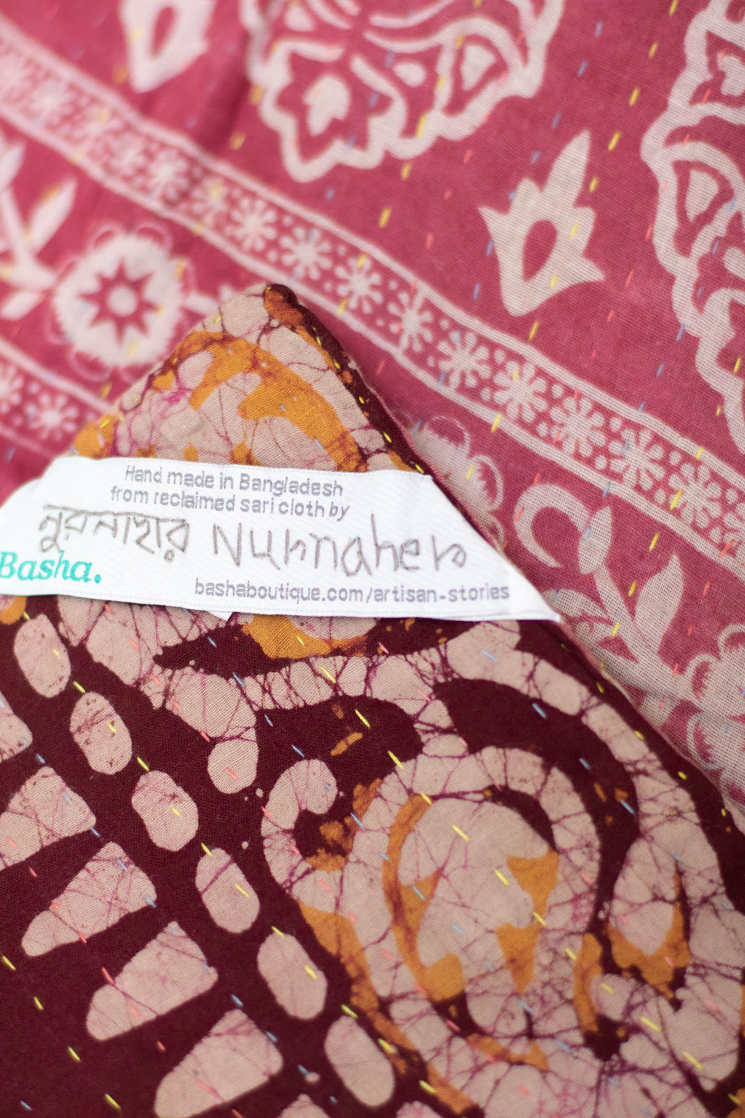 Adore No. 1 Kantha Baby Blanket