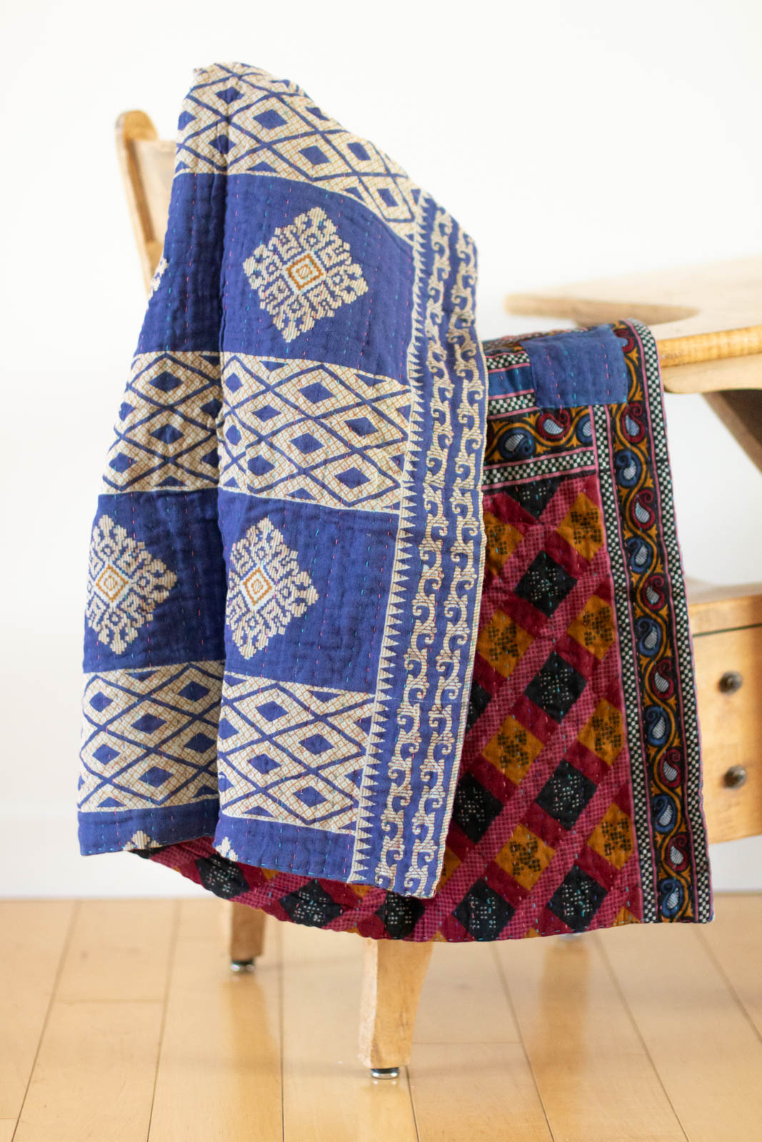 dignify Kantha Baby Blanket Quilt