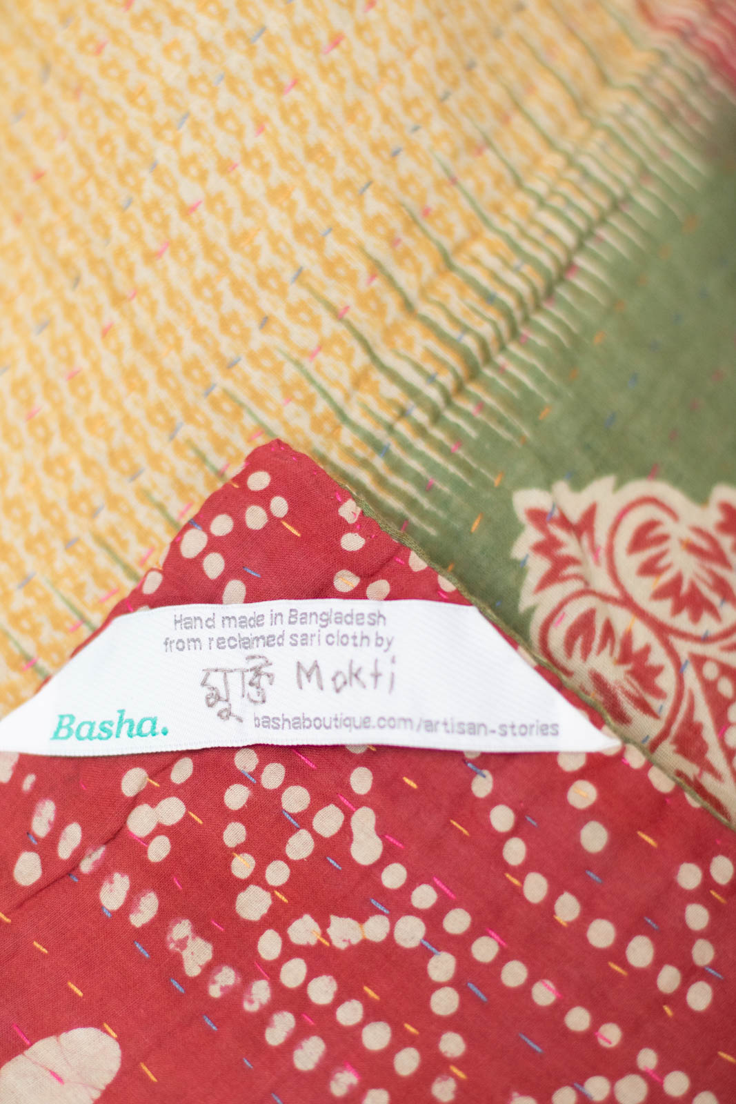 Dear No. 6 Kantha Baby Blanket