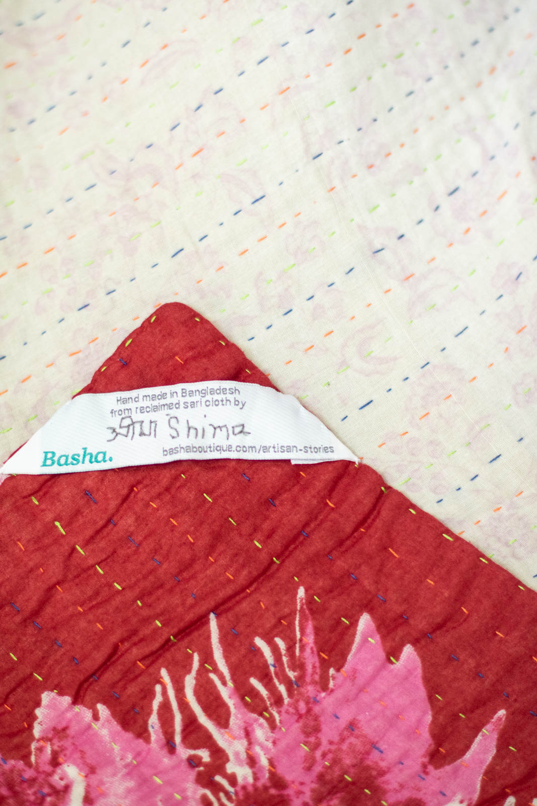 Beloved No. 6 Kantha Mini Blanket